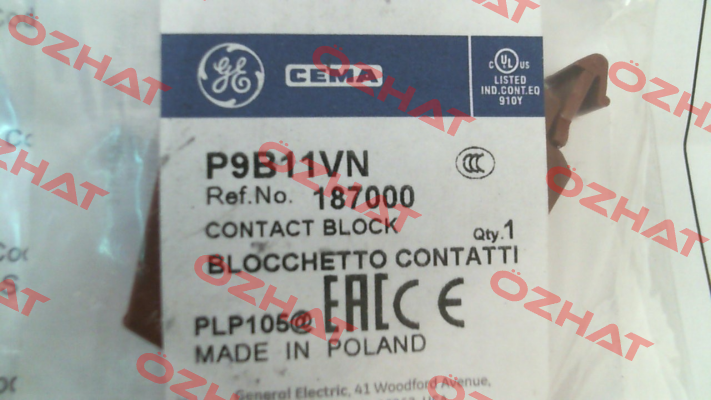 187000 Cema (General Electric)