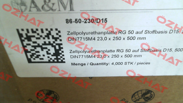 86-50-230/D15 BASF Polyurethanes