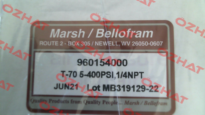 960-154-000 Bellofram