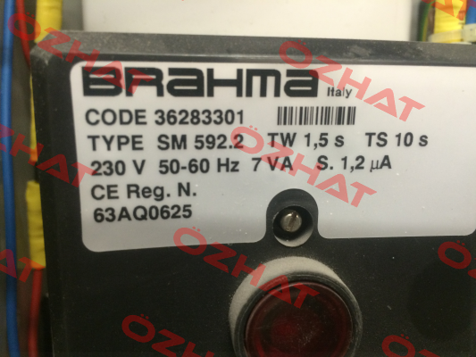 P/N: 150190472, Type:  SM 592N.2 Brahma