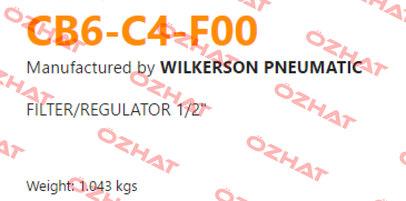 CB6-C4-F00 Wilkerson