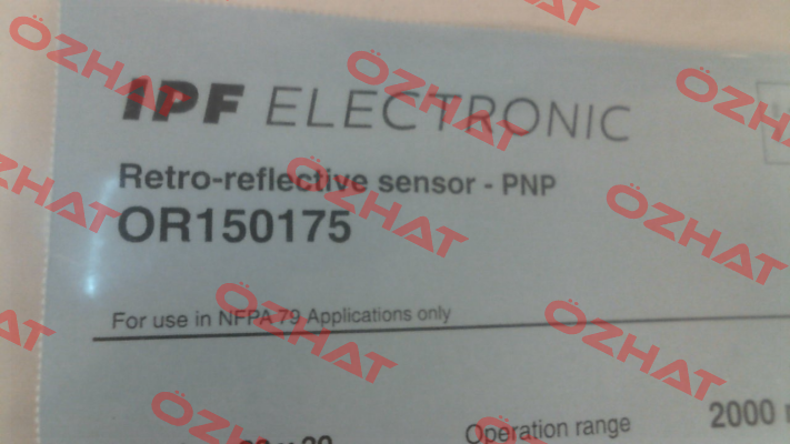 OR180106 IPF Electronic