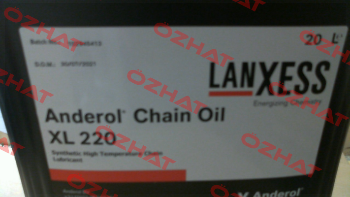 P/N: 0003820267 Type: Chain Oil XL 220 Anderol