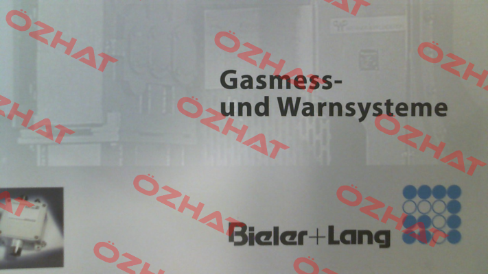 Initial adjustment in the manufacturing plant for oxygen (Gasmonitor O2) Bieler Lang