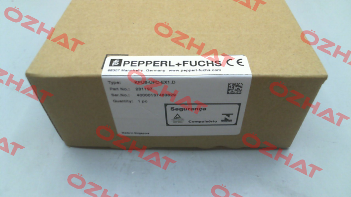 p/n: 231197, Type: KFU8-UFC-EX1.D Pepperl-Fuchs