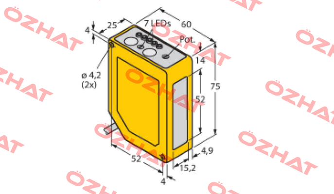 Q60BB6LAF1400 W/30 Turck