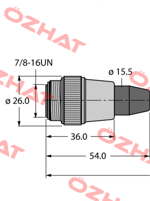 RSV-RKV-FBY49OG-85M/5D Turck