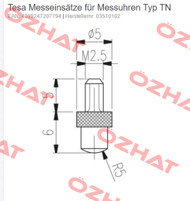 P/N: 03510102 Type: TN 11 W  Tesa