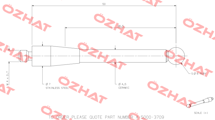 A-5000-3709  PS3-1C Renishaw