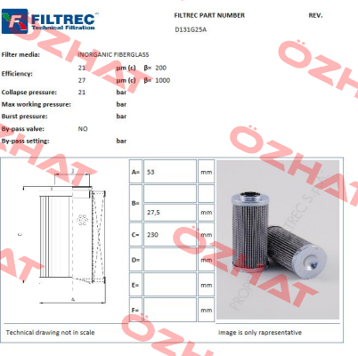 D131G25A Filtrec