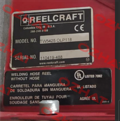 TW5425 OLP Reelcraft