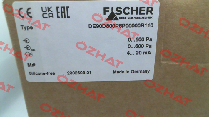 DE90D800P6P00000R112 Fischer Mess Regeltechnik