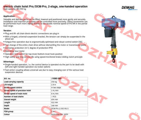 77080 080 Demag