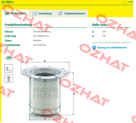 4900153221 Mann Filter (Mann-Hummel)