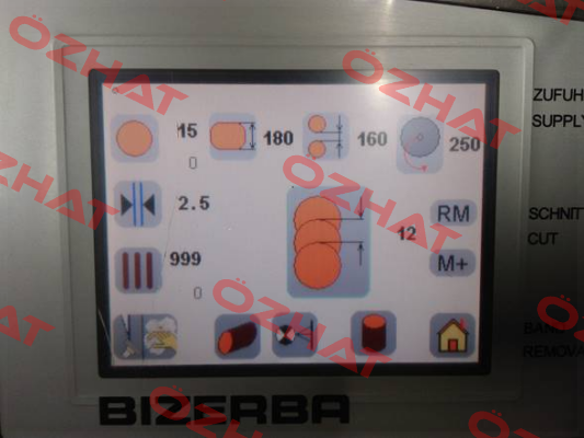 TOUCH-PANEL KPL. A500 Bizerba